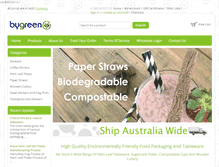 Tablet Screenshot of bygreen.com.au